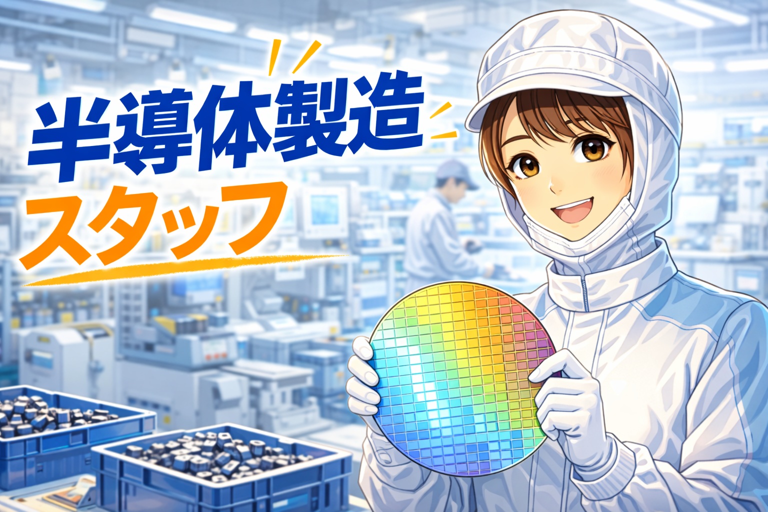 半導体製造スタッフ